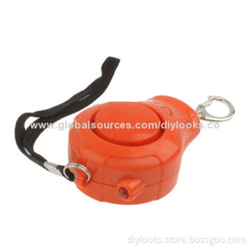 Personal Alarm, Safety Keychain with Flashlight, Nacarat